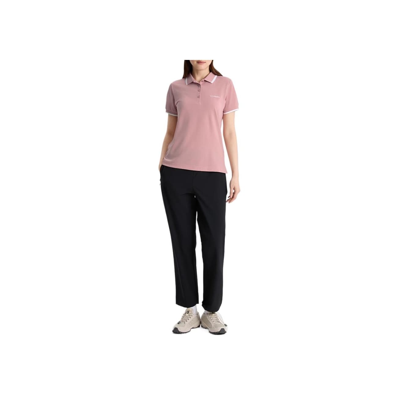 Columbia SS25 SHINNING пройдет Поло Женские Розовый - изображение 4