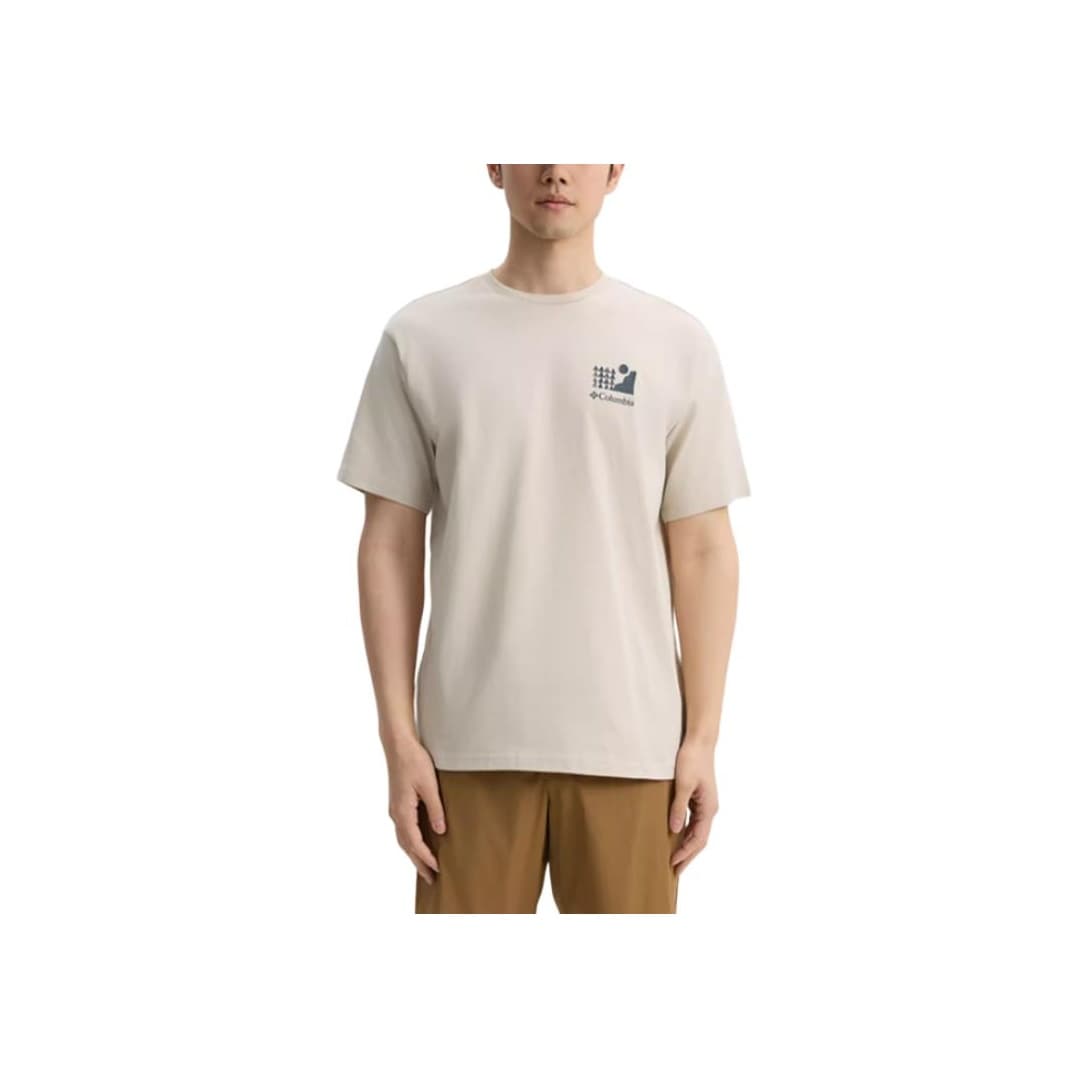 Футболка Columbia Explorers Canyon T-Shirt Мужская Абрикосовая - изображение 1