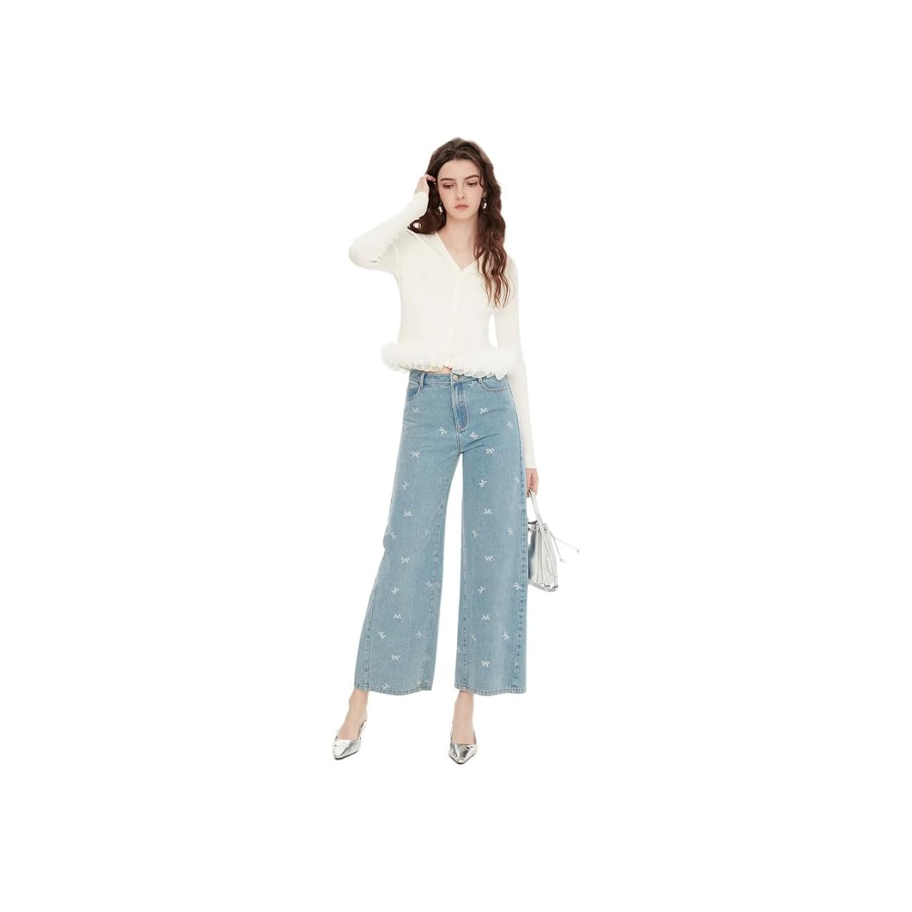 Кофта JORYAweekend Трикотаж Женский Белый - изображение 3