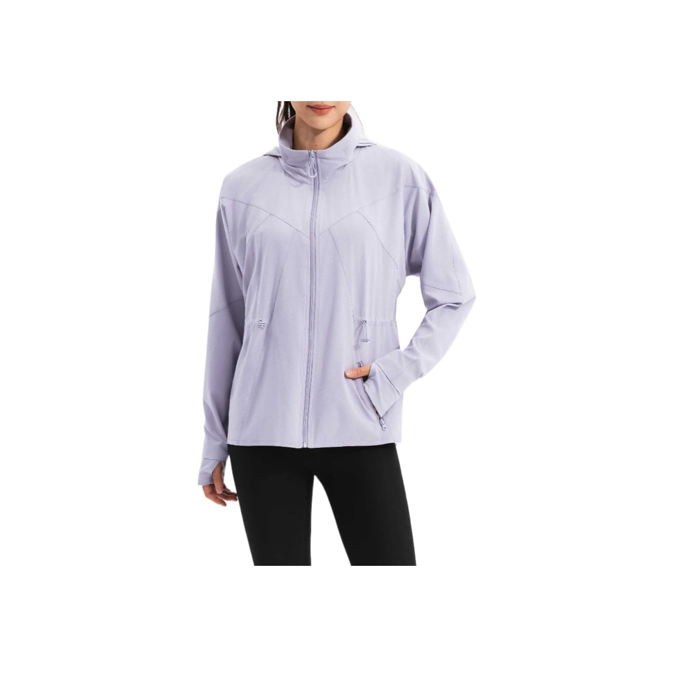 Куртка DECATHLON Дымчатый Лиловый Женский Куртка - изображение 1
