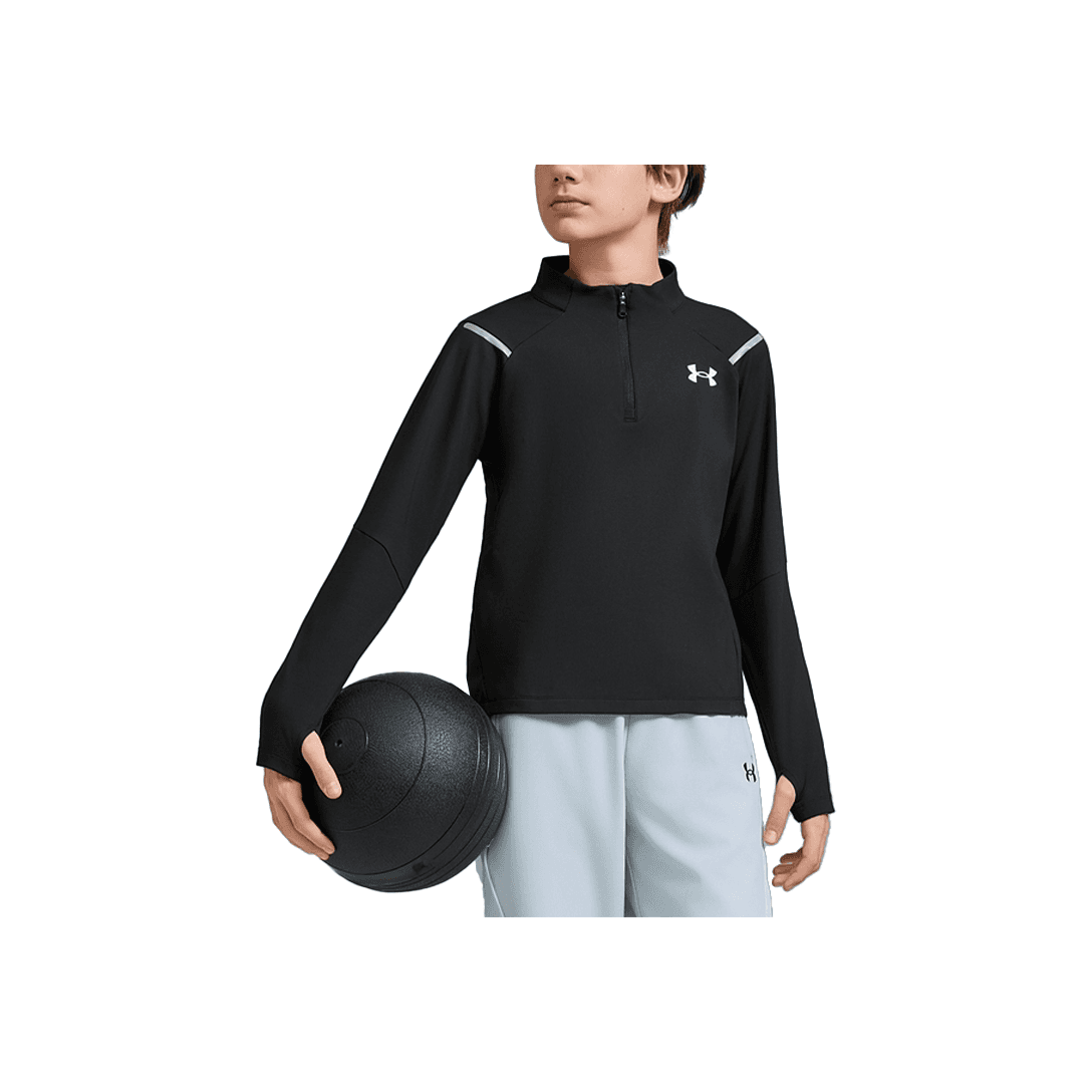 Футболка Under Armour Черные Детские Футболки - изображение 1