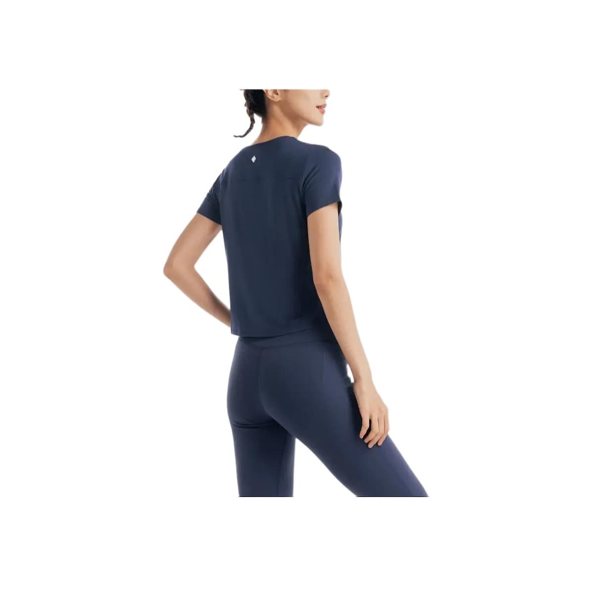 Футболка DECATHLON T-рубашка женская темно-синяя - изображение 7
