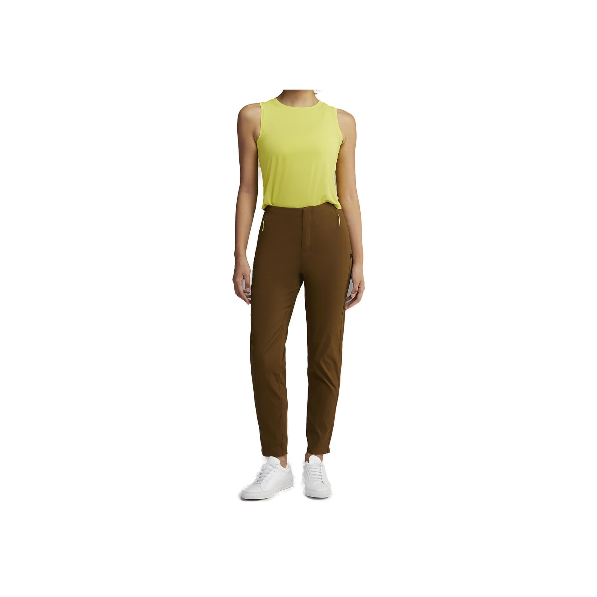 Штаны Lululemon LAB Collection OTM Ткани вязаные Повседневные брюки Женские Темно-коричневый - изображение 3
