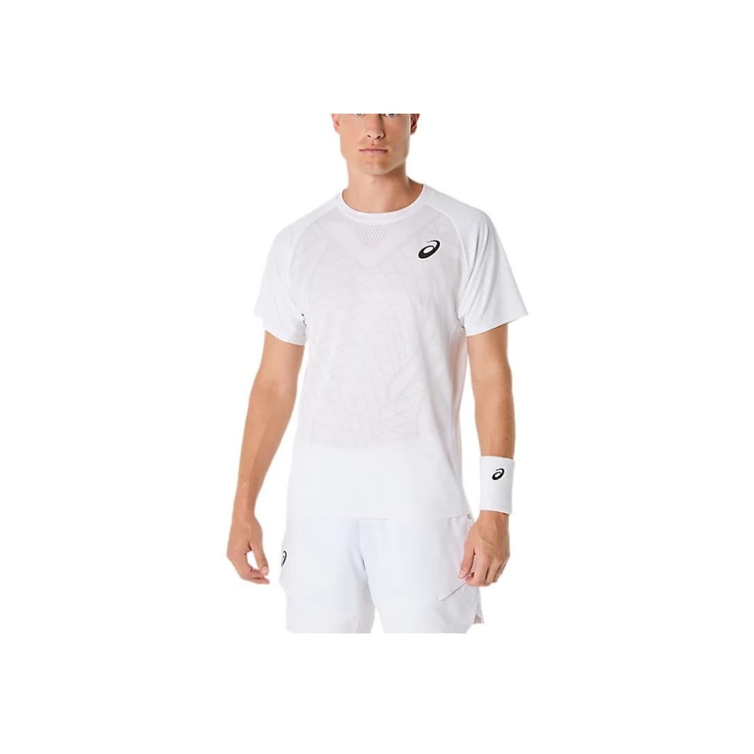Футболка Asics MATCH ACTIBREEZE T Рубашка Мужская Белая - изображение 1