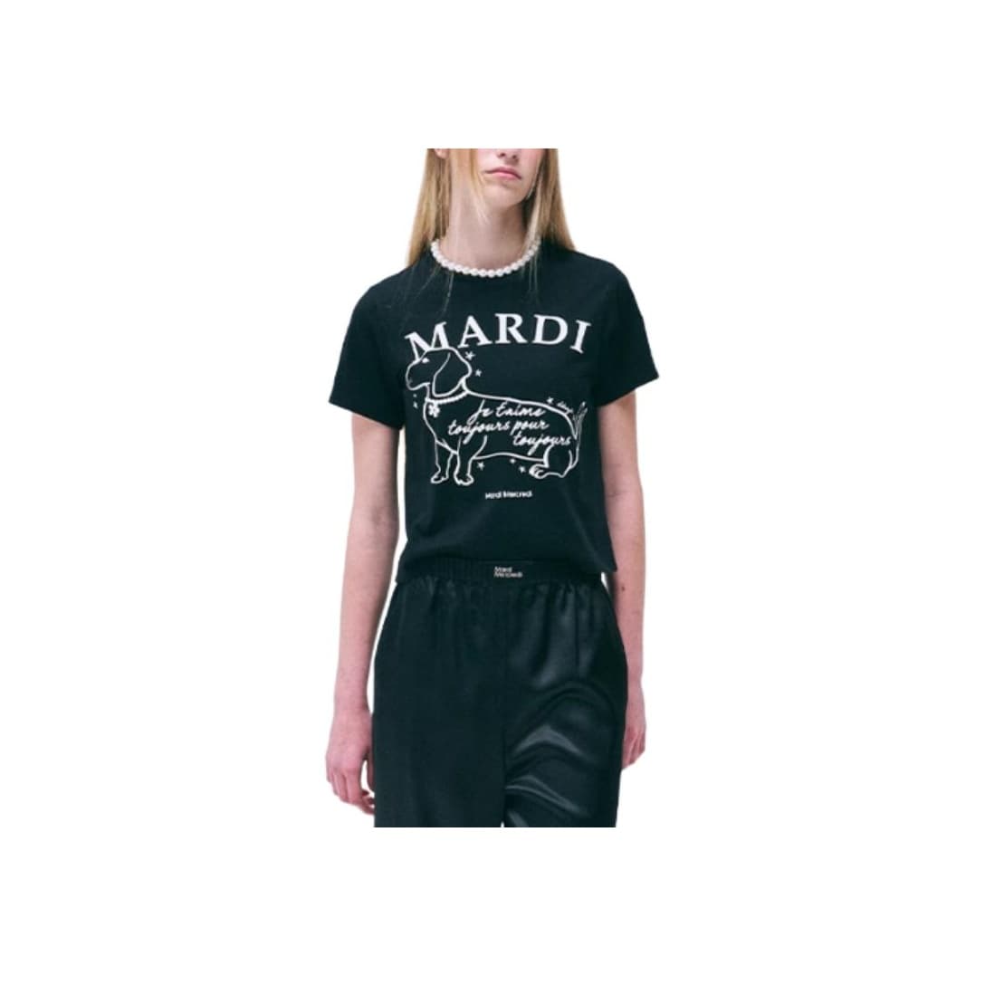 Футболка MARDI MERCREDI Pearl Puppy SS25 T Рубашка Женская - изображение 1
