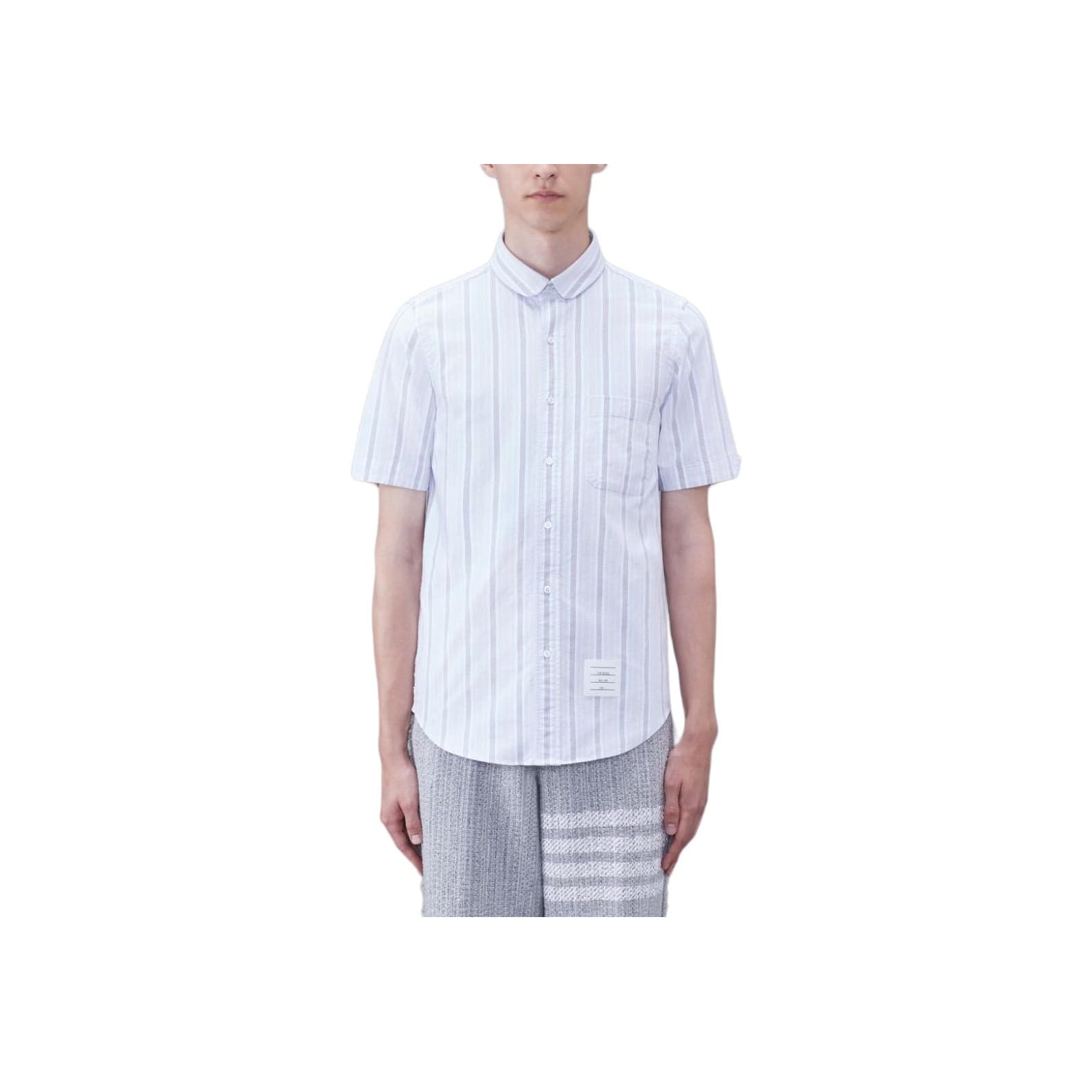 Рубашка THOM BROWNE· Рубашка Мужской Средне-голубой - изображение 1