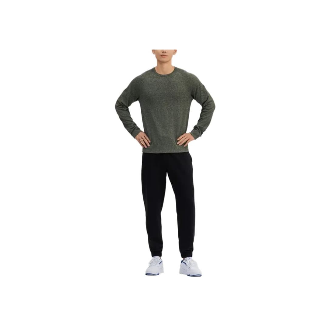 Штаны DECATHLON Вязаные тренировочные брюки мужские черные - изображение 2