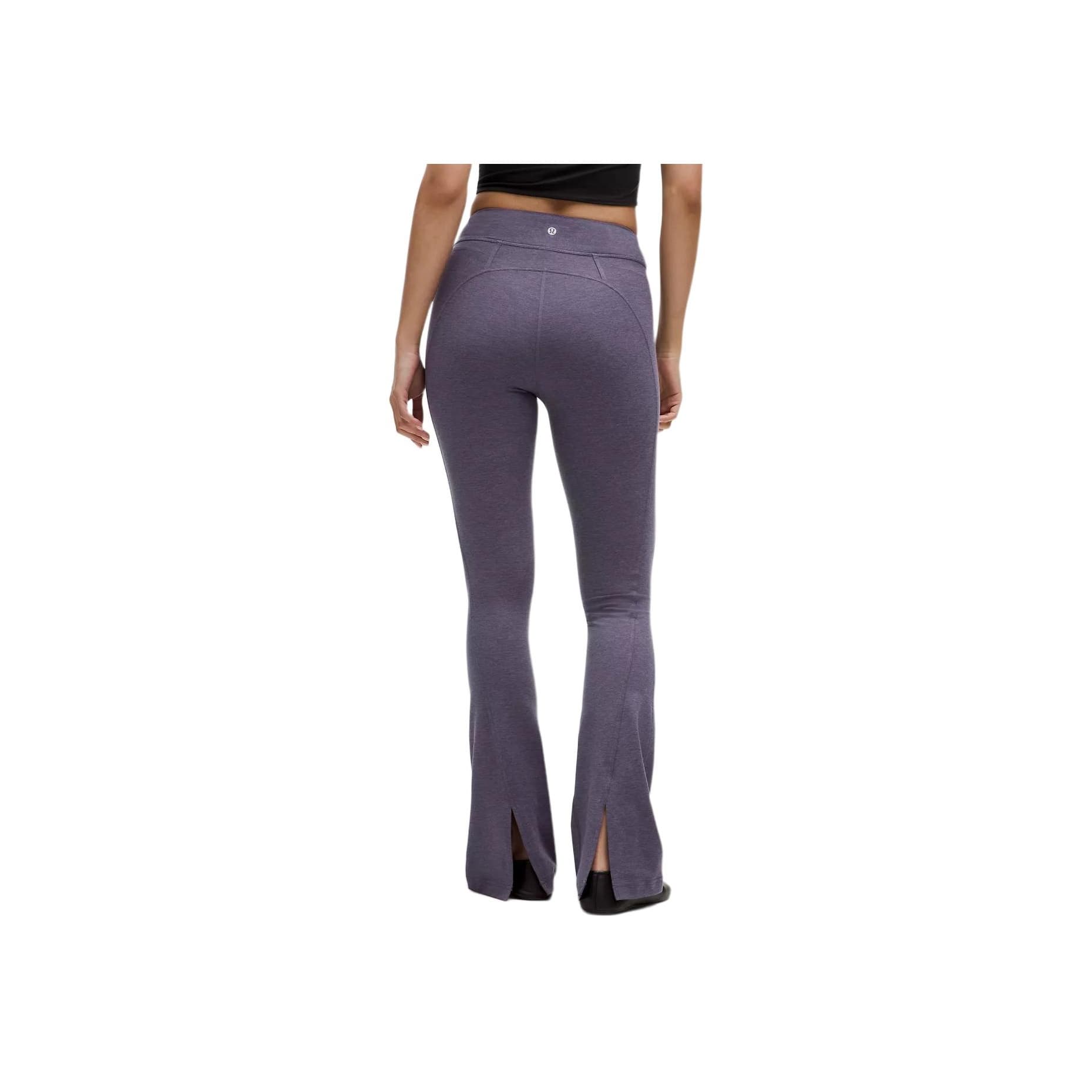 Штаны Lululemon Scuba Мягкий Split Hem Мини-версия Flare Повседневные брюки Женские - изображение 2