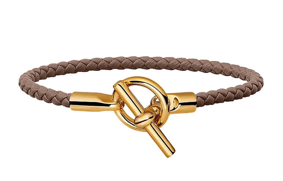 Браслет Hermes Glen Bracelet Gold Taupe - изображение 1