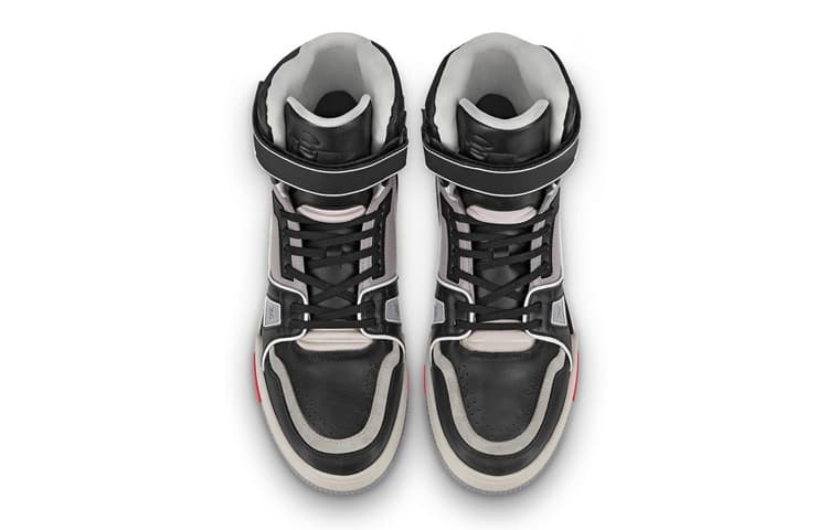 Кроссовки Louis Vuitton Trainer High Top Grey Black - изображение 3