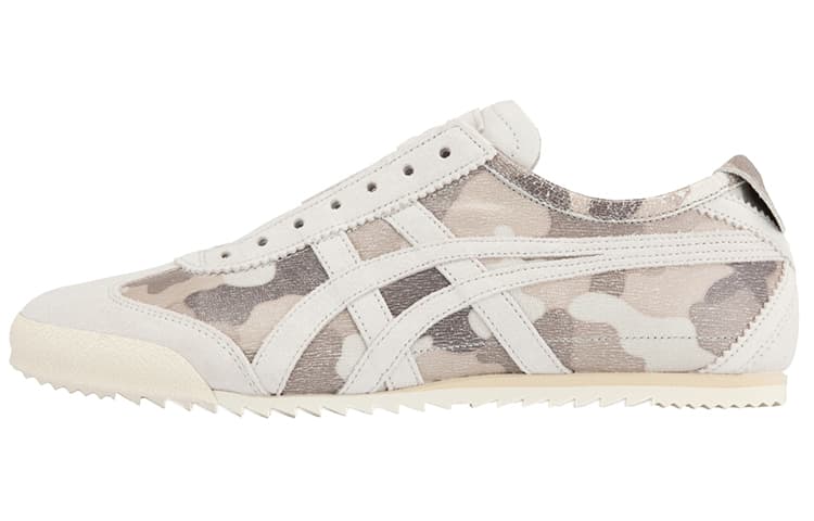 Кроссовки для бега Onitsuka Tiger Mexico Slip-On Deluxe White Grey - изображение 1