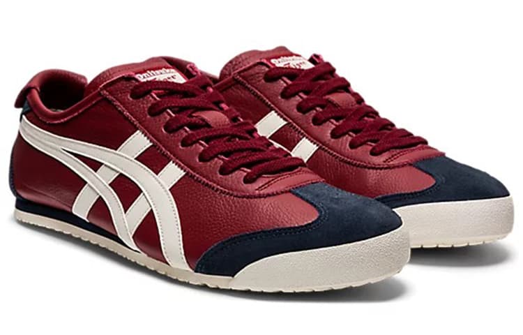 Кроссовки Onitsuka Tiger Mexico 66 Burgundy - изображение 3