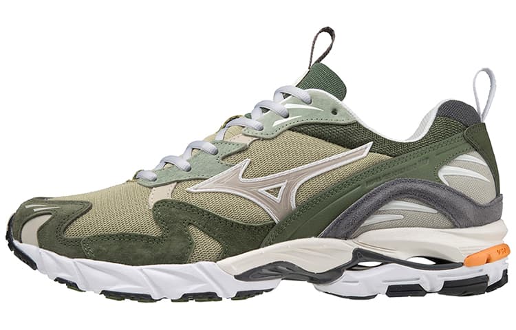 Кроссовки Mizuno Rider 10 Grey Green - изображение 1