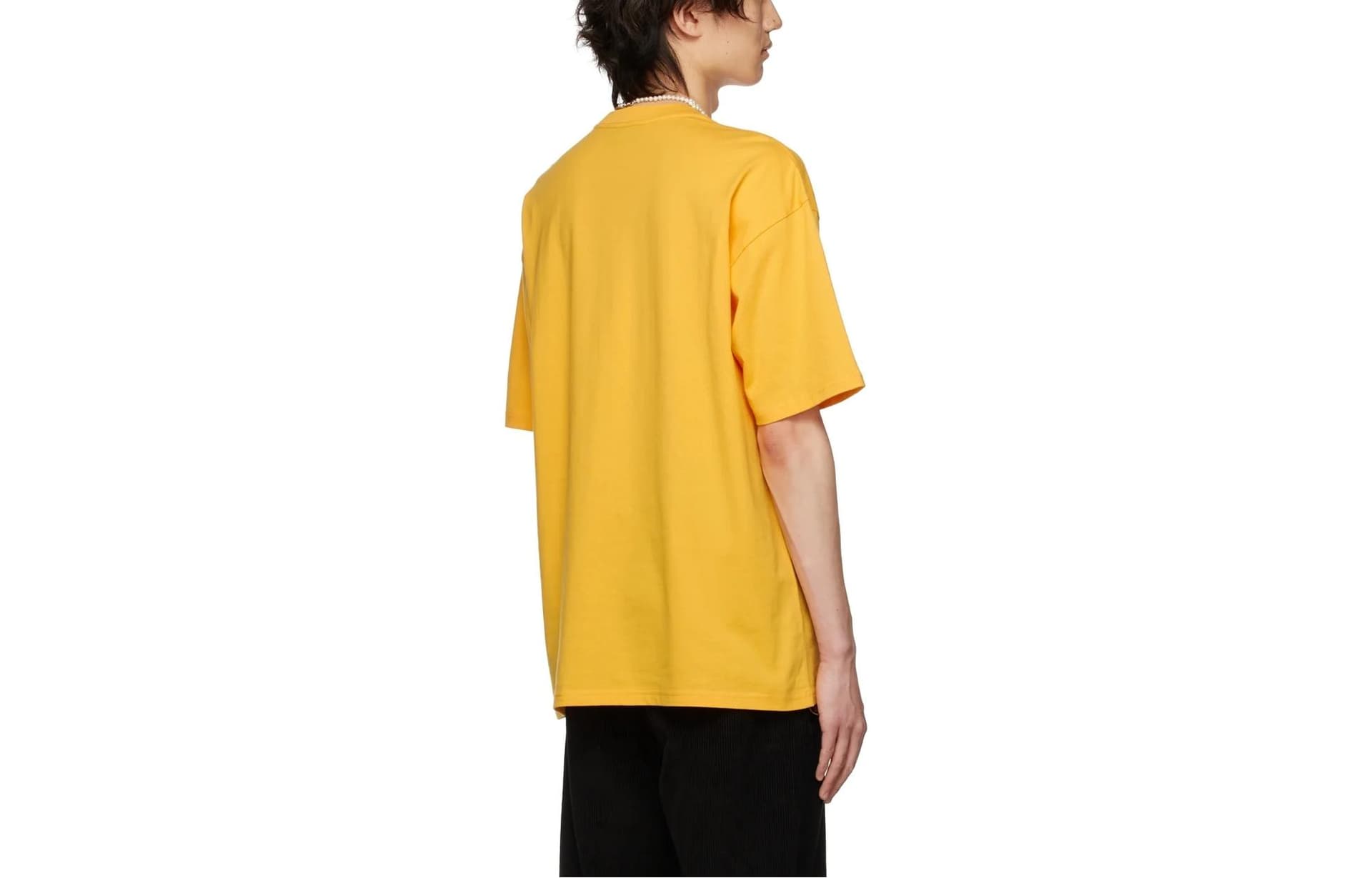 Футболка Drew House logo Golden Yellow LogoT - изображение 4