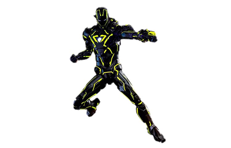 Фигурка Hot Toys Iron Man MK6 Light Speed Yellow - изображение 2