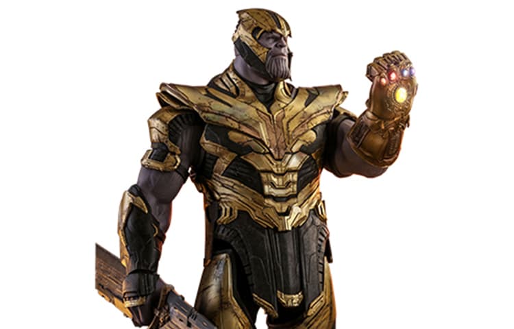 Фигурка Hot Toys Thanos Avengers 4 Gold Armor 3.0 - изображение 2