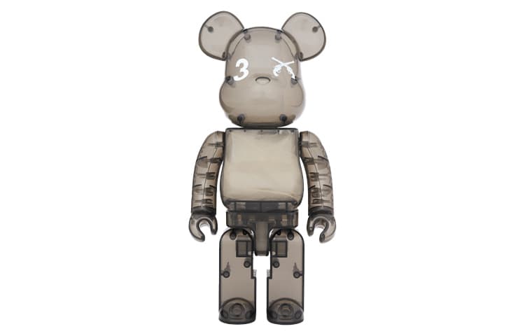 Фигурка BE@RBRICK x 3.Paradis Roarguns Transparent 100%400% - изображение 2