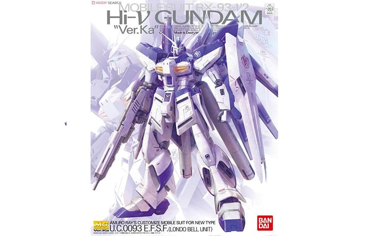 BANDAI MG 1100 Hi-RX-93-2Ver.Ka 18cm - изображение 5
