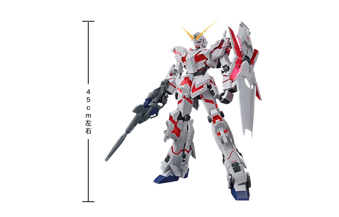 BANDAI 2 1 MEGA SIZE 148 UC RX-0 45cm - изображение 4