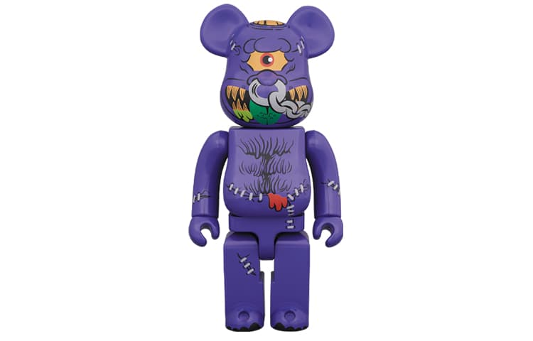 Фигурка BE@RBRICK Horn Head Purple 100%400% - изображение 3