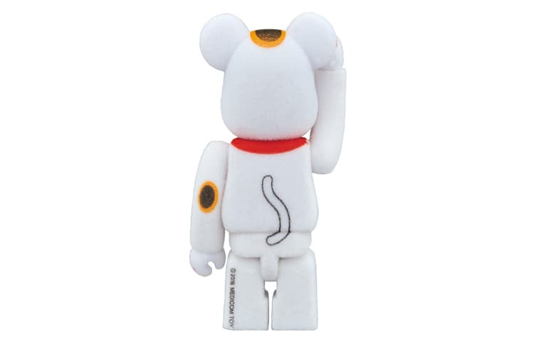 Фигурка BE@RBRICK Maneki Neko Flocky White - изображение 2