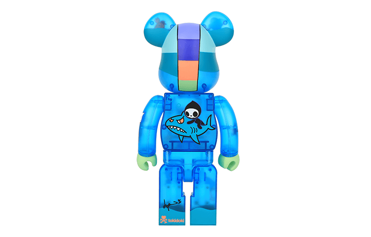 Фигурка BE@RBRICK x tokidoki Violent Bear Ocean 100%400% - изображение 3