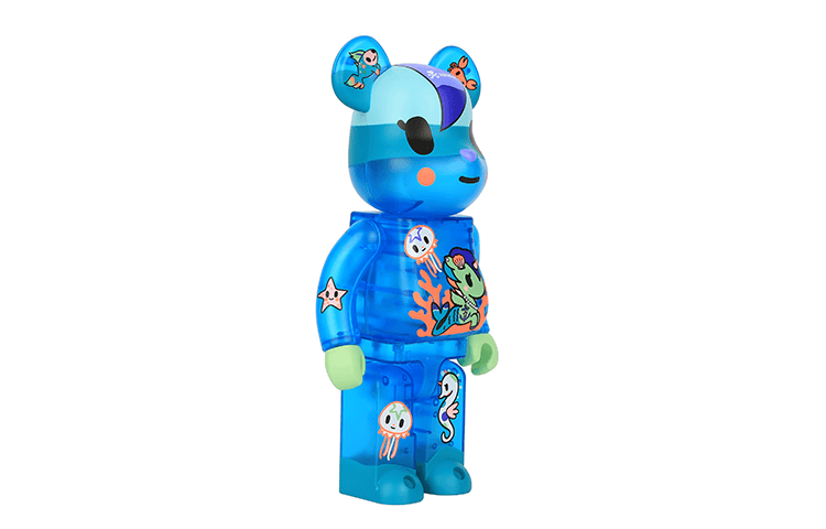 Фигурка BE@RBRICK x tokidoki Violent Bear Ocean 100%400% - изображение 2