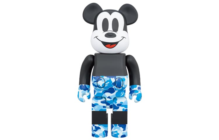 Фигурка BERBRICK x BAPE BLACK MICKEY MOUSE 7cm28cm - изображение 3