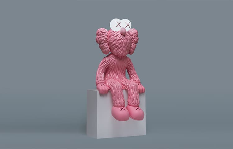 Фигурка KAWS Seeing Figure Pink LED - изображение 3