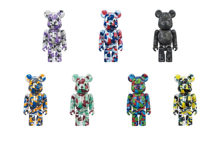 Фигурка BERBRICK x BAPE CAMO 1 100 24 - изображение 2