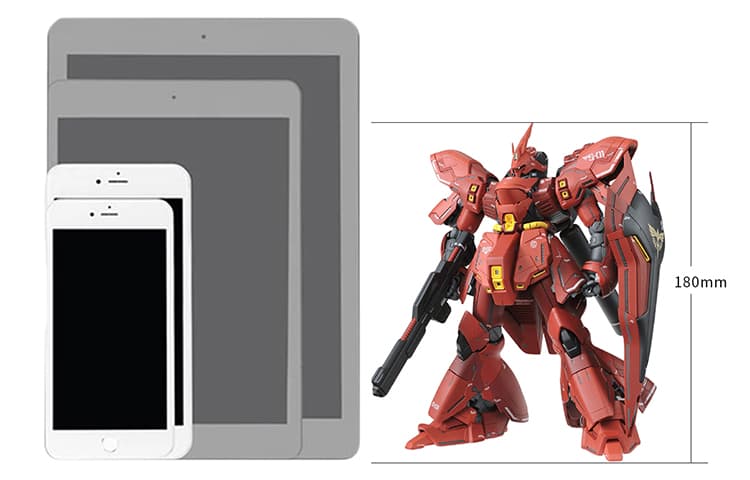 BANDAI MG 1100 MSN-04 KA 18cm - изображение 4
