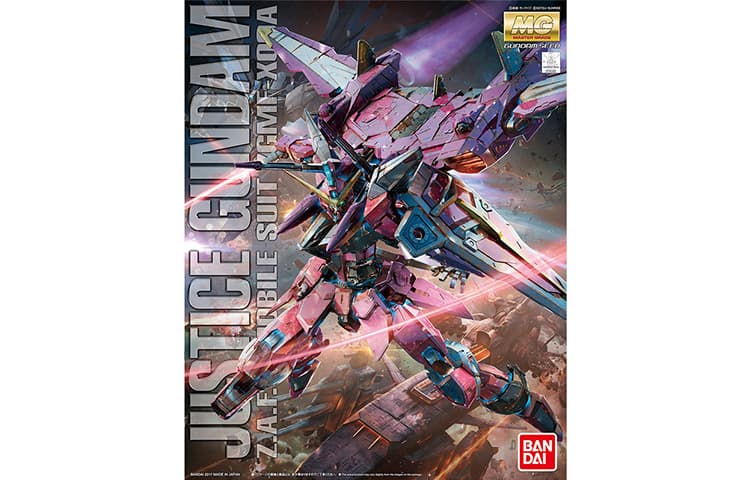 BANDAI MG 1100 SEED ZGMF-X09A 18cm - изображение 4