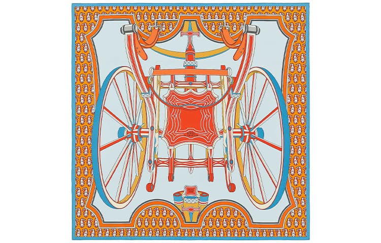 Платок HERMES 90 - изображение 1