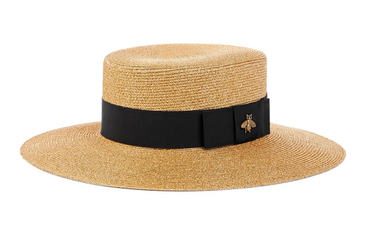 Головной убор Gucci Papier Hat Black Gold - изображение 2