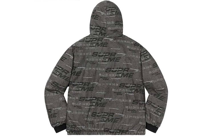 Куртка Supreme FW19 Week 9 Reversible Dimensions Logo Denim Work Jacket - изображение 2