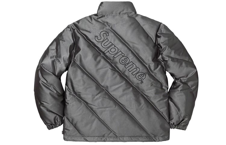Куртка Supreme FW19 Week 11 Iridescent Puffy Jacket Black - изображение 3