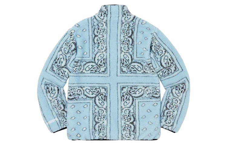 Куртка Supreme Reversible Bandana Fleece Jacket - изображение 2