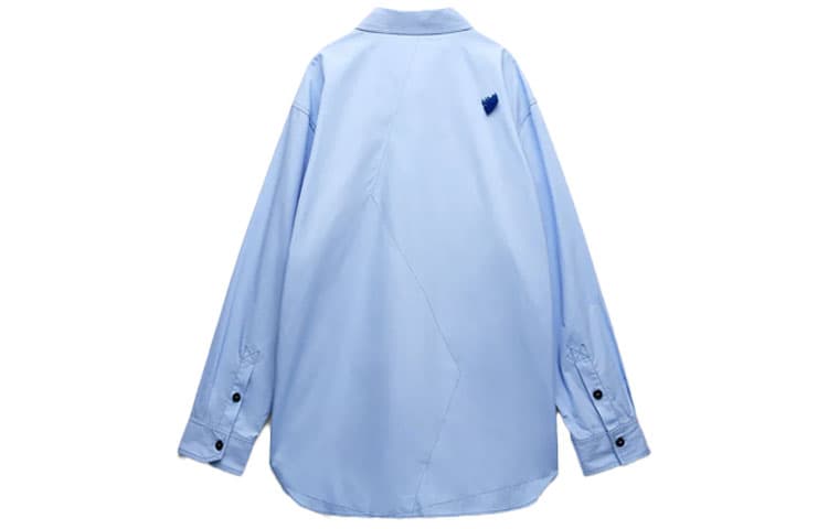 Рубашка ADER ERROR x ZARA Oversized Shirt Blue - изображение 2