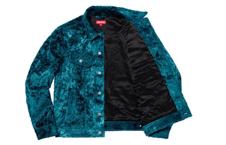 Куртка Supreme SS19 Fuzzy Pile Trucker Jacket Teal - изображение 3