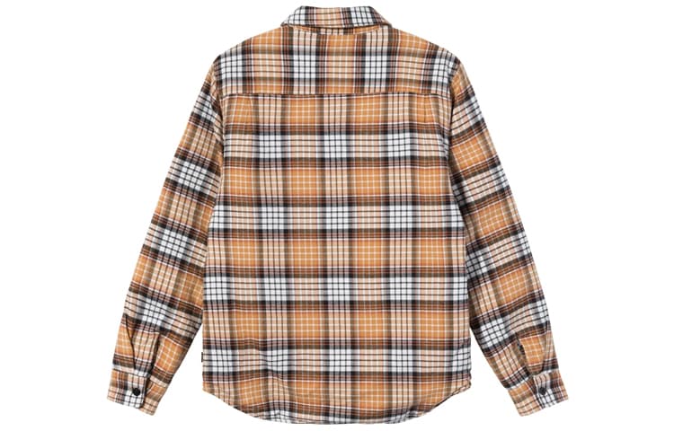 Рубашка Stussy FW21 Quilted Lined Plaid Shirt - изображение 2