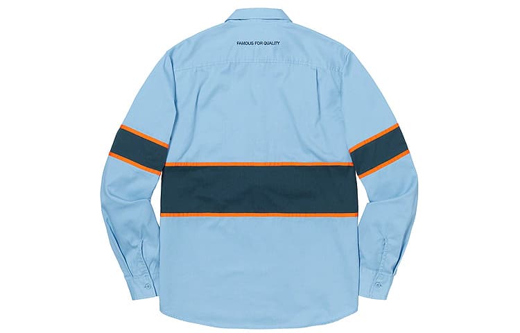 Рубашка Supreme FW19 Week 1 High Powered Work Shirt logo - изображение 2