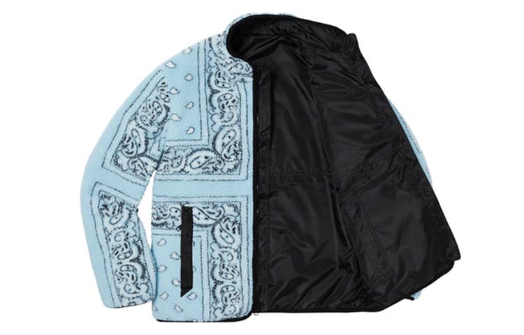 Куртка Supreme Reversible Bandana Fleece Jacket - изображение 3