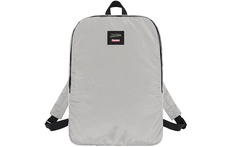 Куртка Supreme x Jean Paul Gaultier Reversible Backpack MA-1 Silver - изображение 4
