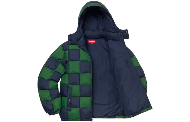 Куртка Supreme FW19 Week 17 Checkerboard Puffy Jacket - изображение 4
