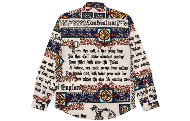 Рубашка PALACE FW21 Medieval Shirt White - изображение 2