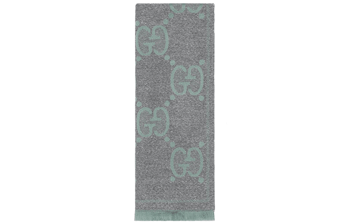 Шарф Gucci GG Wool Jacquard Scarf - изображение 2