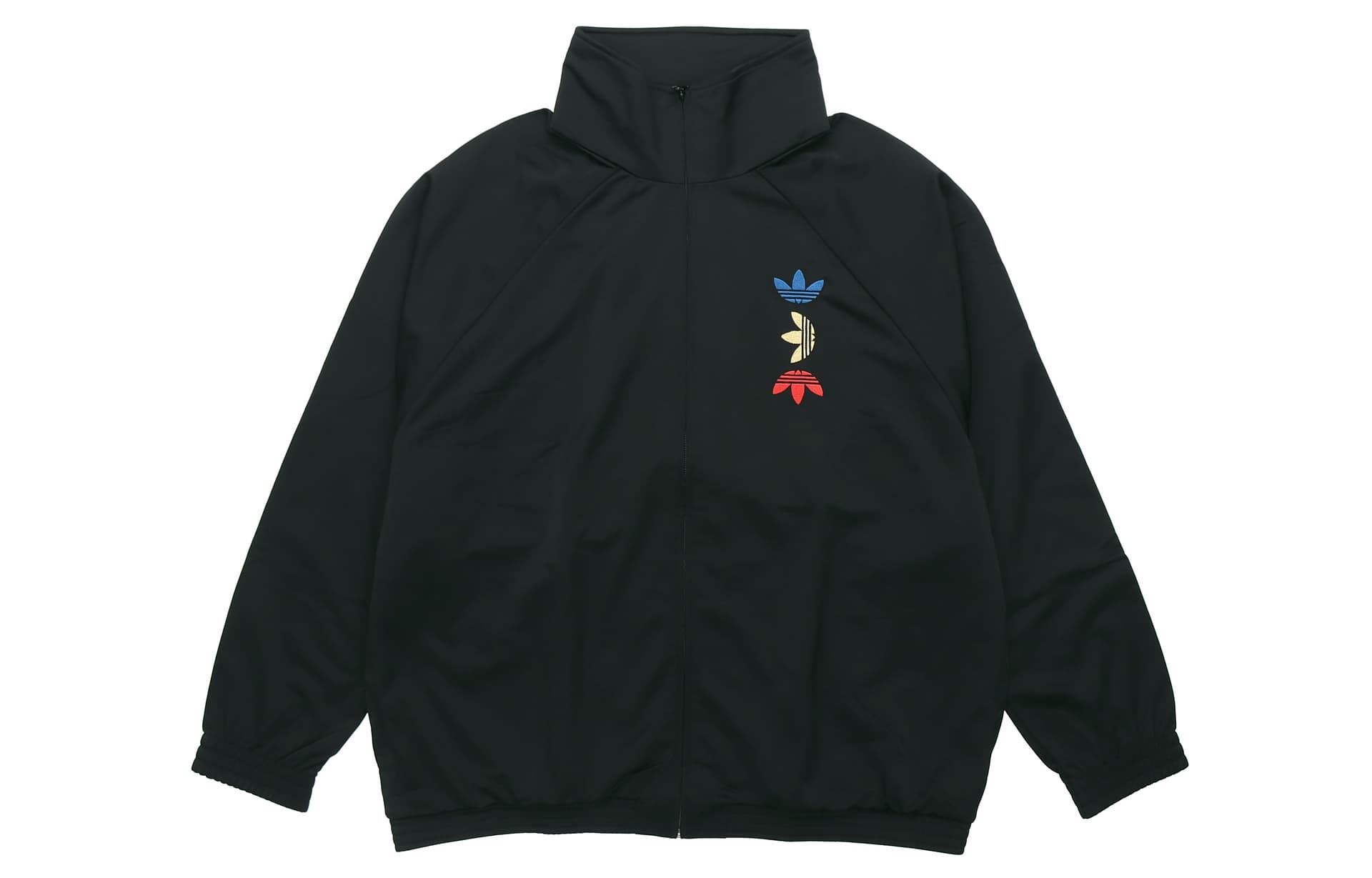 Куртка adidas Originals Trefoil Metallic Logo Track Jacket Black - изображение 2