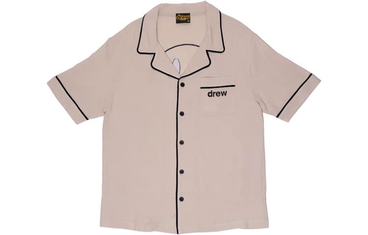 Рубашка Drew House FW21 Pajama top Beige - изображение 2