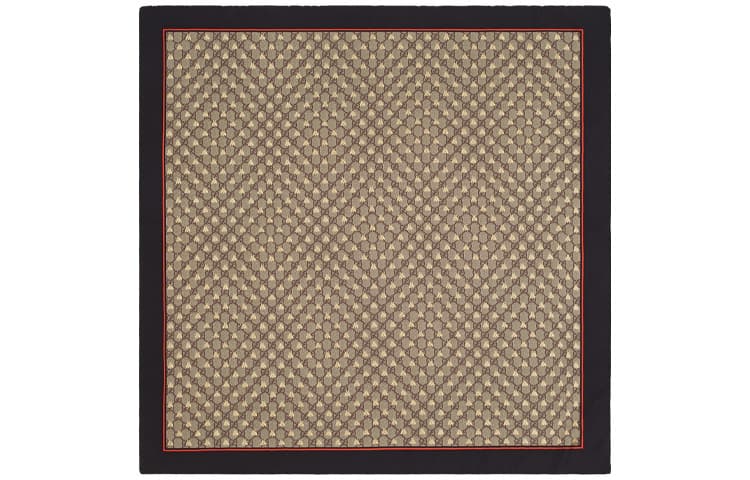 Платок Gucci GG Bee Silk Scarf - изображение 1