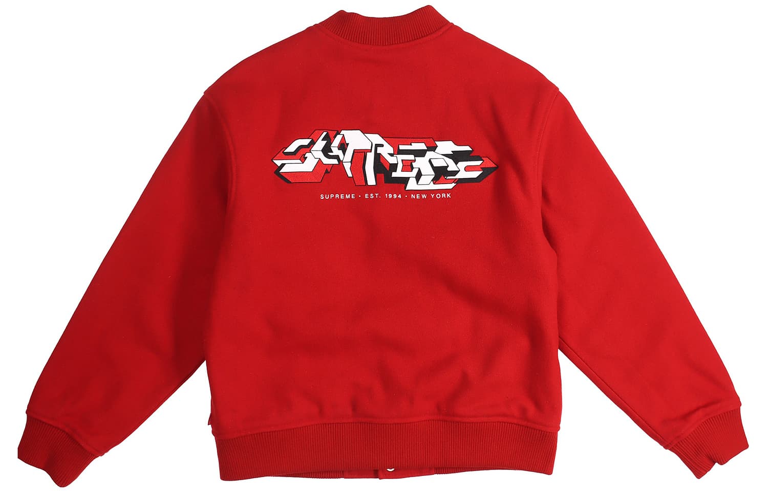 Куртка Supreme FW19 Week 4 Delta Logo Varsity Jacket - изображение 2